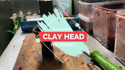 How to make a normal hookah clay head bowl