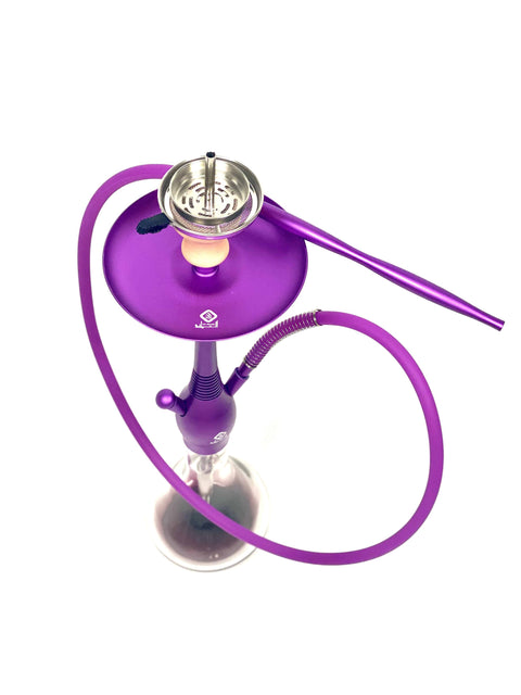 Modern Purple Al-Mani Americano Hookah/Shisha All-in-One Kit - Hookain 