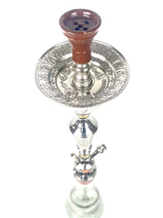 Luxurious & Traditional Silver Khalil Mamoon Hookah/Shisha - Hookain 