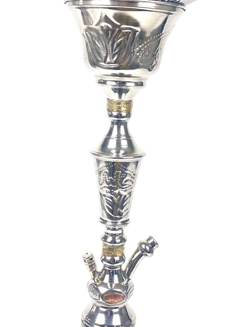 Luxurious & Traditional Silver Khalil Mamoon Hookah/Shisha - Hookain 