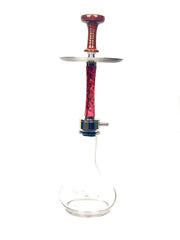 Red Purple Blue  White Waterfall Smoke Luxury Stainless Steel Hookah Shisha Diablo - Hookain 